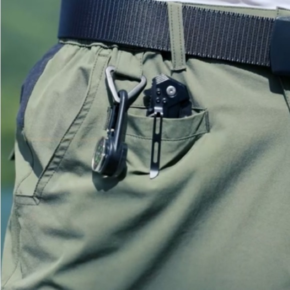 KPSun NWT Men’s Hiking Cargo Shorts - size M - Picture 2 of 11